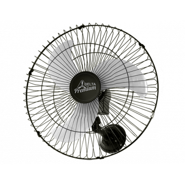 VENTILADOR OSCILANTE PAREDE 60 CM BIVOLT PRETO - PREMIUM - VENTI DELTA