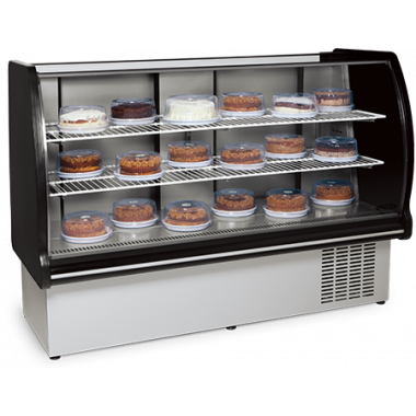 Vitrine Black Classic Refrig. para Doce  110/165- Conservex