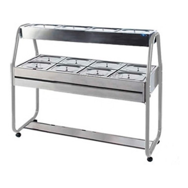 Buffets Self Service DUPLO (quente frio 8/4) Cubas - IBET