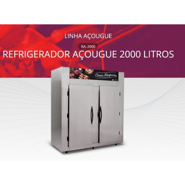 Refrigerador Açougue RA-2000 Litros-Gancheira- Conservex