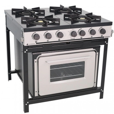 Fogão Bravo 4 Bocas Com Forno Venâncio